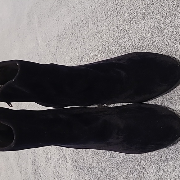 Pedder Red Royal blue velvet zip-up ankle Boots sz5.5 - Picture 5 of 10